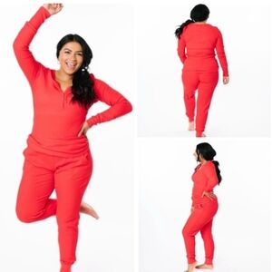 ZYIA Women's Red Sleepwear Set